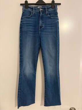 MOTHER Hustler Ankle Fray Jean
